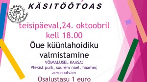 käsitöötuba 24.10