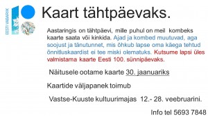 Kaart Eesti 100