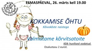 Kokkamisetund 20.03 Kõrvitsasupp ja vormiroog.pptx