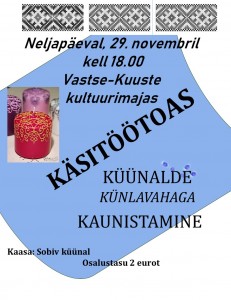 Küünalde kaunistamine 29.11
