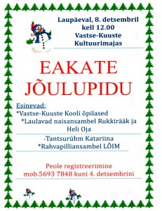 Eakate jõulupidu 8.12