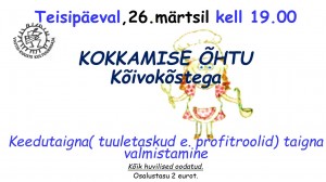 26.03 Keedutaigna valmistamine