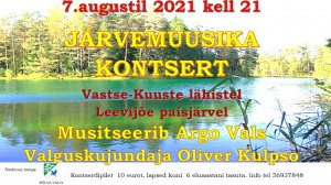 Järvemuusika kontsert 7.08.2021