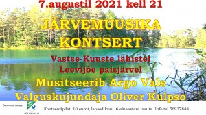 Järvemuusika kontsert 7.08.2021