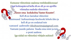 Kutsume viktoriinis osalema veebikeskkonnas!