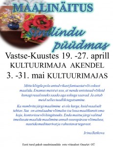 Maalinäitus Sinilindu püüdmas 19. aprill-31. mai