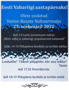 Eesti Vabariigi aastapäeva sündmus 25.02.22