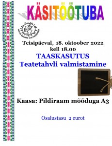 18.10.2022 Taaskasutus. Teatetahvel. pptx