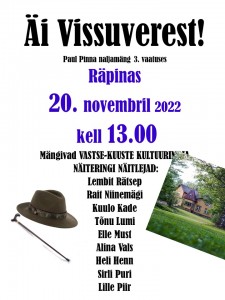 Äi Vissuverest,RÄPINAS 20.11. 2022