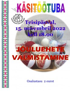 Jõuluehete valmistamine 15.11.2022