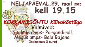 Porgand soolane rull ja Bala bajana Kookoshelves kondents 29.05