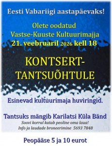 Eesti Vabariigi aastapäeva sündmus 21.02. 2026