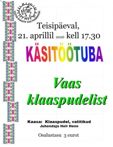 Klaaspudelist vaas 21.04