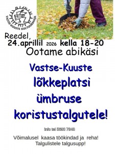 Koristustalgud 24.04.2026