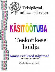 Teekotikese hoidja. 2.06.2026